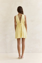 Spritz Of The Sun Mini Dress Yellow