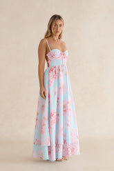 Fresh Florals Maxi Dress Mint