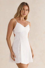 Truth Untold Mini Dress White
