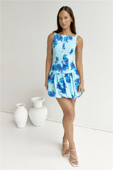 Ocean Dreamers Mini Dress Blue