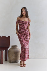 In The Night Maxi Dress Red