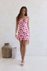 Softer Hearts Mini Dress Pink