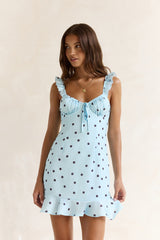 Holding Me Close Mini Dress Blue