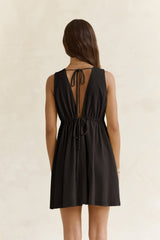 Spritz Of The Sun Mini Dress Black