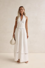 Days Of Dreaming Halter Maxi Dress White