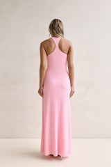 Lost In Dreams Mesh Maxi Dress Pink