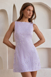 Lavender Fields Mini Dress Lilac