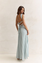 Song Of The Sky Plisse Maxi Dress Sage