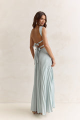 Song Of The Sky Plisse Maxi Dress Sage