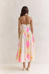 Field Of Wishes Maxi Dress Yellow Floral