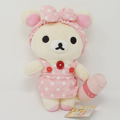 2008 Korilakkuma Pink Bath Outfit Plush - Rilakkuma Onsen Caravan Limited - San-X
