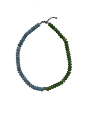 Green/Blue Beaded Necklace