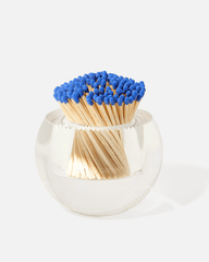 Acrylic Match Striker - Round/Blue Matches