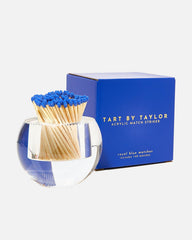Acrylic Match Striker - Round/Blue Matches