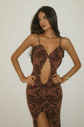 Solid Color Sleeveless Lace-Trim Bodycon Maxi Dress
