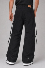 Cargo Trouser 8 Pockets - Black - Savys Retail -