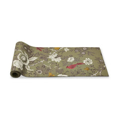 Cloth Table Runner - Olive Toile