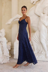 Habita Maxi Dress Navy