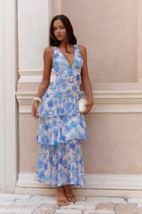 Foolish One Maxi Dress Blue