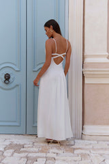 In The Spotlight Maxi Dress White