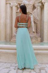 Better Days Plisse Maxi Dress Mint