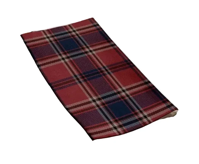 Guest Napkin - Brick Plaid
