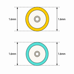 LC to LC Simplex 1.6mm Patch Cables - BendSafe