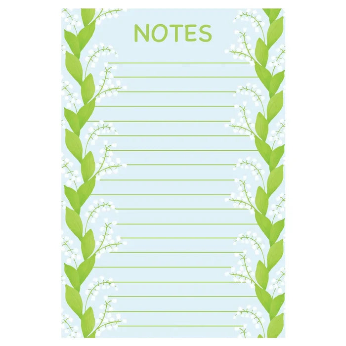 Lily Valley Notepad - Short