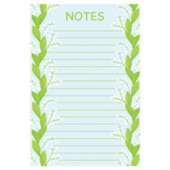 Lily Valley Notepad - Short