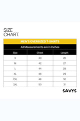 Men Oversized T Shirt - Savys Retail -