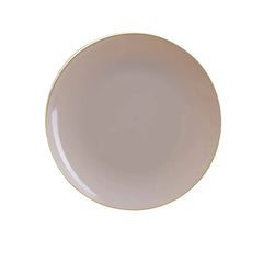 Plastic Plate (Large) - Linen