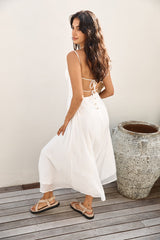 Take Her Dancing Maxi Dress White