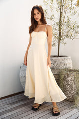 Best Dressed Maxi Dress Yellow