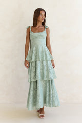 Meadow Of Dreams Maxi Dress Sage