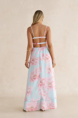 Fresh Florals Maxi Dress Mint