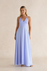 Have This Dance Halter Maxi Dress Blue