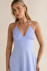 Have This Dance Halter Maxi Dress Blue