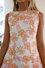 Soft Whispers Mini Dress Orange