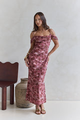 In The Night Maxi Dress Red