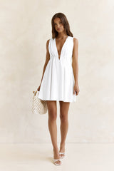 Spritz Of The Sun Mini Dress White