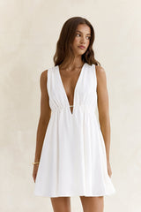 Spritz Of The Sun Mini Dress White