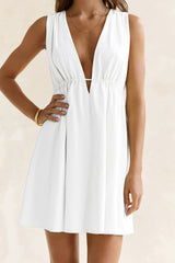 Spritz Of The Sun Mini Dress White