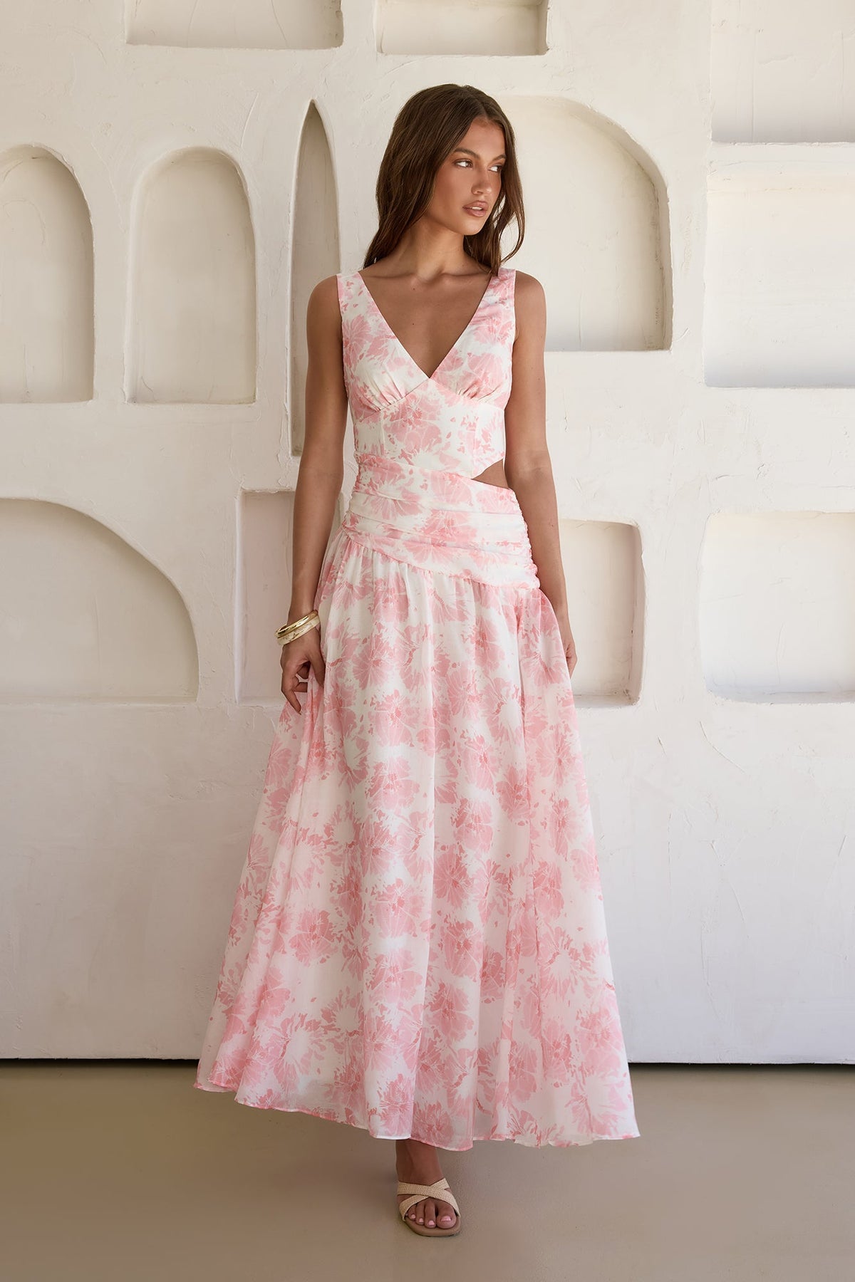 In Your Heart Maxi Dress Pink