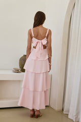 In Your Orbit Maxi Dress Pink