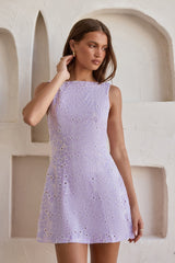 Lavender Fields Mini Dress Lilac