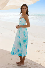 Field Of Wishes Maxi Dress Sage Floral