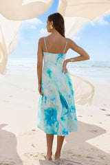 Field Of Wishes Maxi Dress Sage Floral