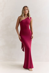 Lovely Mood Maxi Dress Burgundy