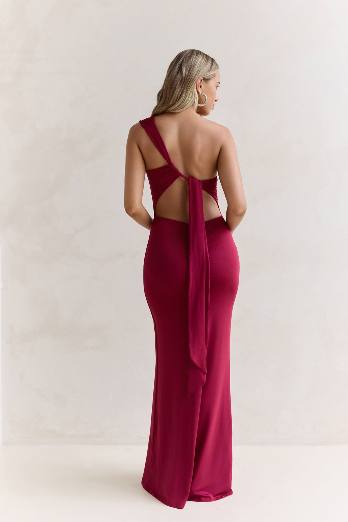 Lovely Mood Maxi Dress Burgundy