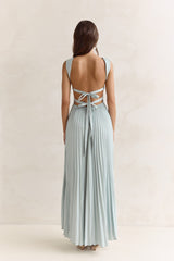 Song Of The Sky Plisse Maxi Dress Sage